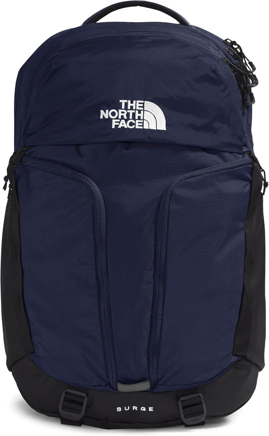 The North Face Surge Commuter Laptop Backpack | Daypack with Water Repellent Finish, 16" Laptop Sleeve, Reflective Details, TNF Navy/TNF Black-NPF, One Size