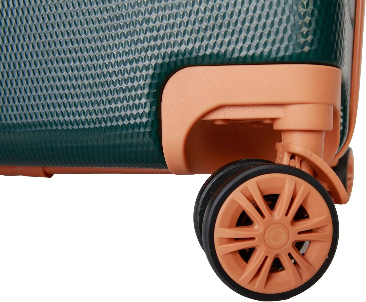 Dockers Hooper Hardside Expandable 8-Wheel Spinner Travel Luggage, Ponderosa Pine, 24-Inch Checked
