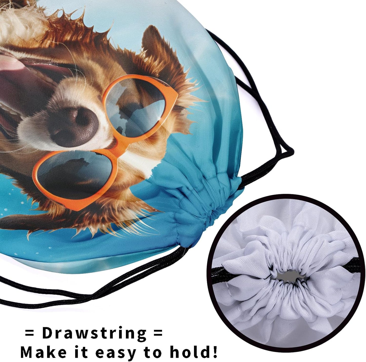 Nerxy Pet Gymnastics Grip Bag Dog Cat Drawstring Grip Bags Puppy Shoe Bag Gym Storage Pouch