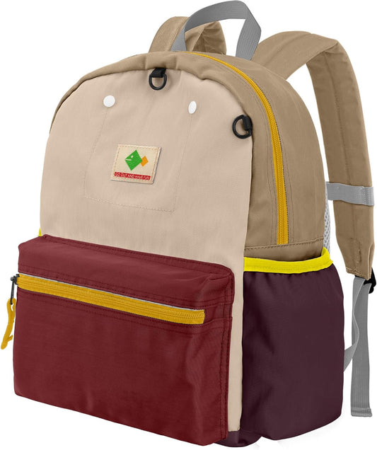 Toddler Backpack for Boys 2-5: Preschool Backpack for Boys Girls - Cute Kids Backpack for Boys 13.5" H Fit Folder