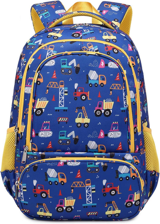 abshoo Lightweight Car Kids Backpack For School Boys Elementary Kindergarten Bookbag School Bags (Car)