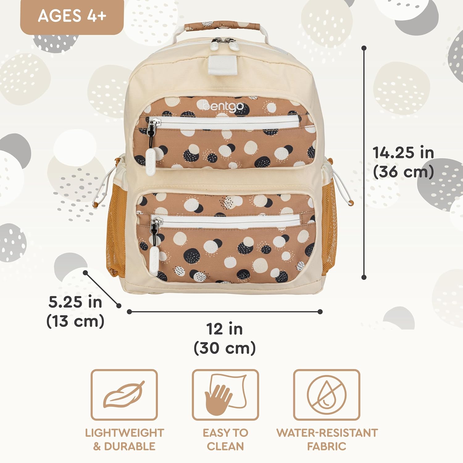 Bentgo Kids Backpack (Whimsy & Wonder Collection) - Lightweight 14’’ for School, Travel & Daycare