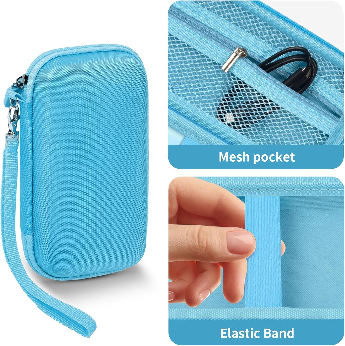 ANKHOH Portable Bank Charger Case for OHOVIV for SABANI for Charmast for VRURC for YILANS for CFIAI for LOVELEDI for RGVOTA for Miday for RONEGN for POIYTL for IAPOS Fast Charging Battery(Blue)
