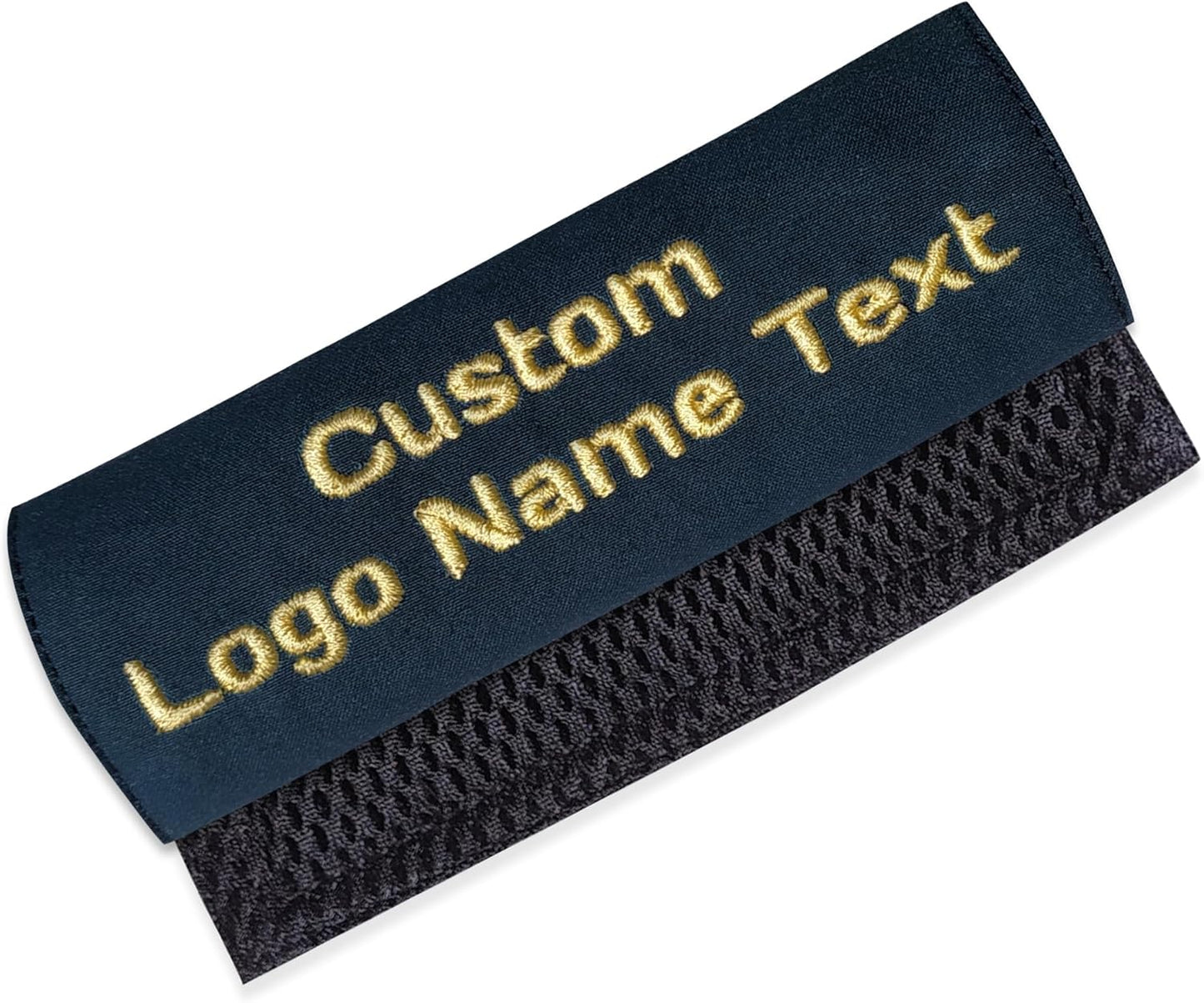 Personalized Luggage Handle Wrap Finder | Custom Embroidered Icon Monograms or Short Text ID Tag | Cover Identifier Marker for Suitcase or Bag | Accessories for Travel by ACORD EU (Dark Phthalo Green)