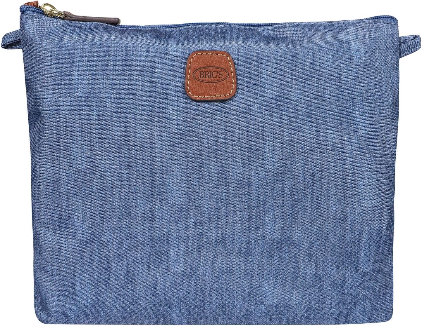 Bric's X-Bag/X-Travel 2.0 Overnight Weekender Folding Duffel Bag - 22" Carry On Bag - Jeans