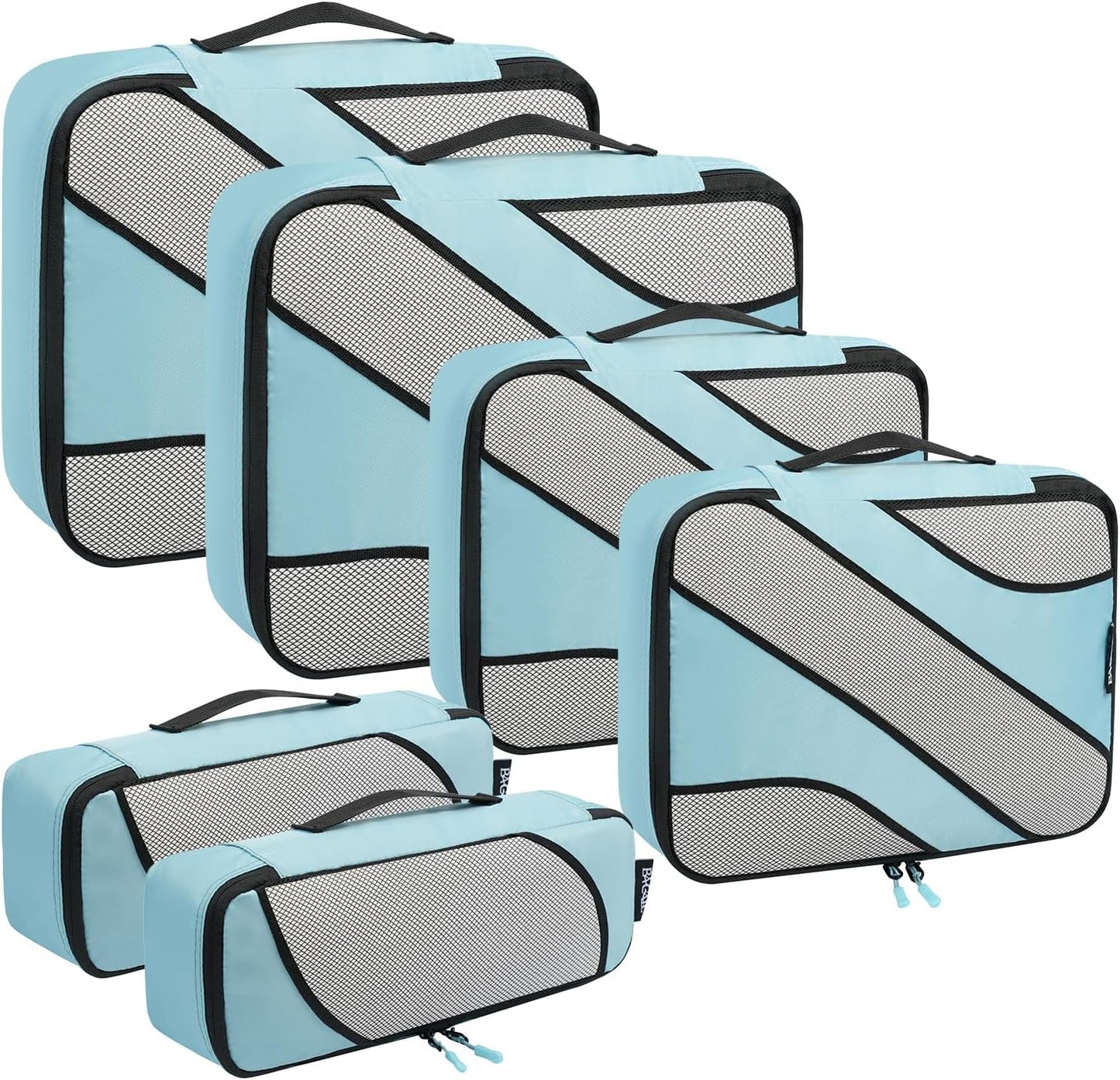 BAGAIL 6 Set Packing Cubes,Travel Luggage Packing Organizers