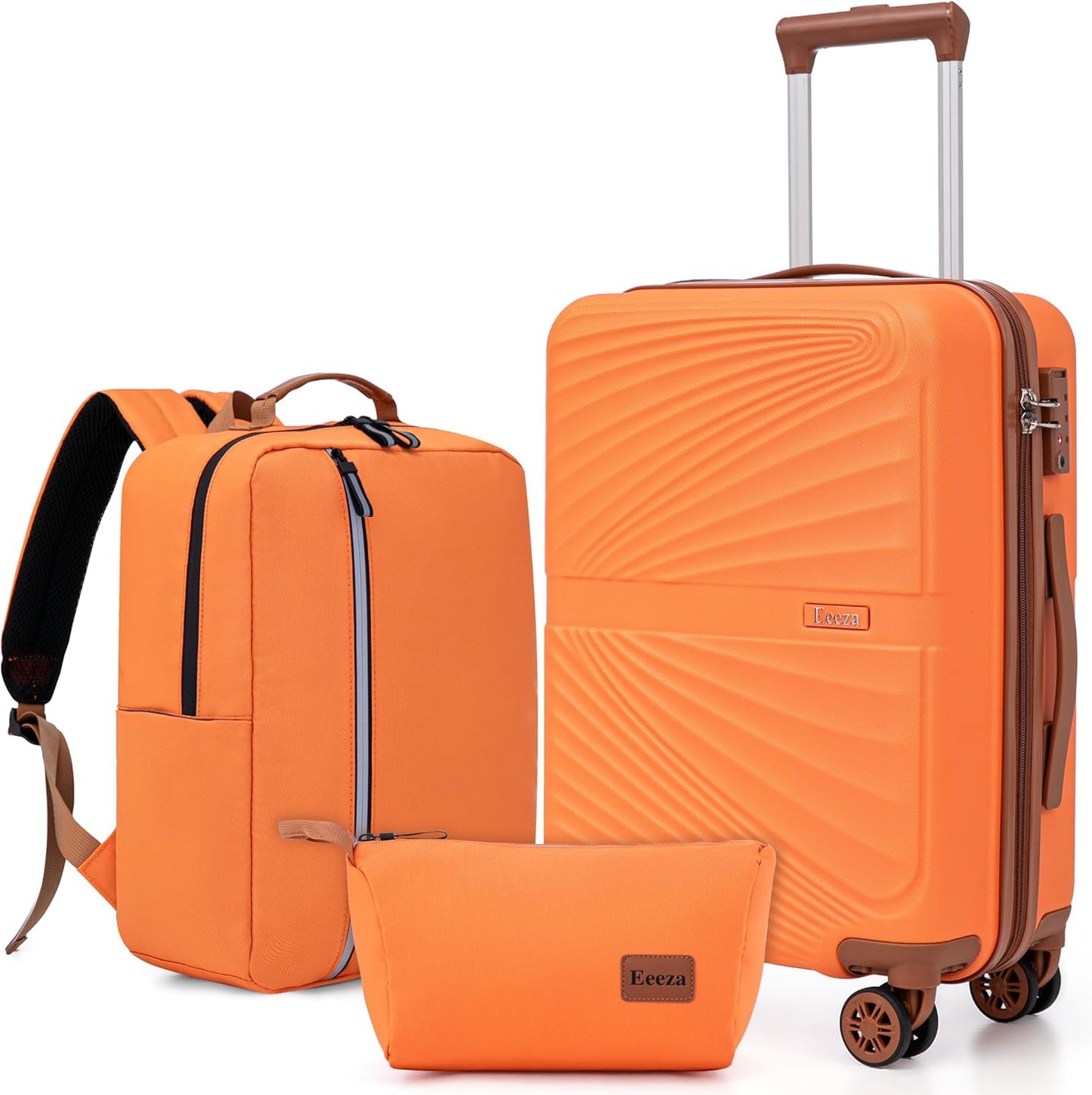Luggage Sets 3 Piece, Suitcases with Wheels, ABS Hard Case Luggage with TSA Lock Spinner Wheels, Carry On Luggage Set (20inch)