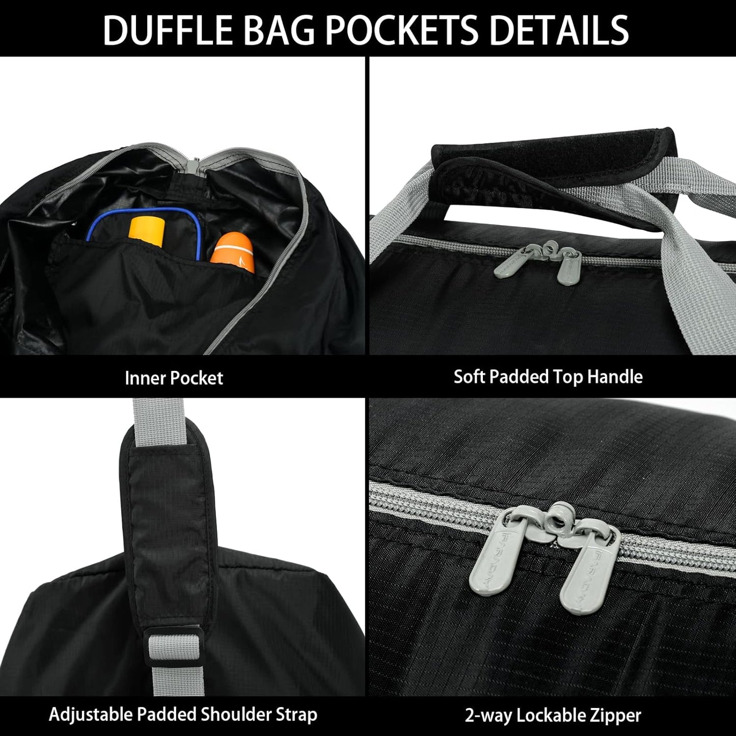 2 Packs Extra Large Duffel Bag 32.5 inch 105L Travel Duffel Bag lightweight Luggage Bag