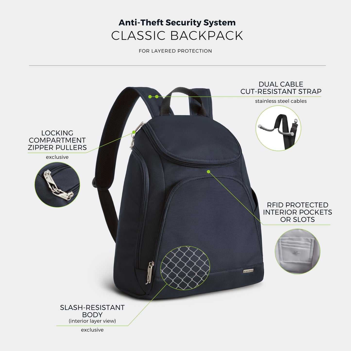Travelon Anti-Theft Classic Backpack