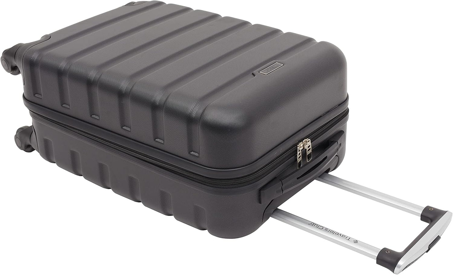 Travelers Club Harper Luggage, Black, 2 Piece Set