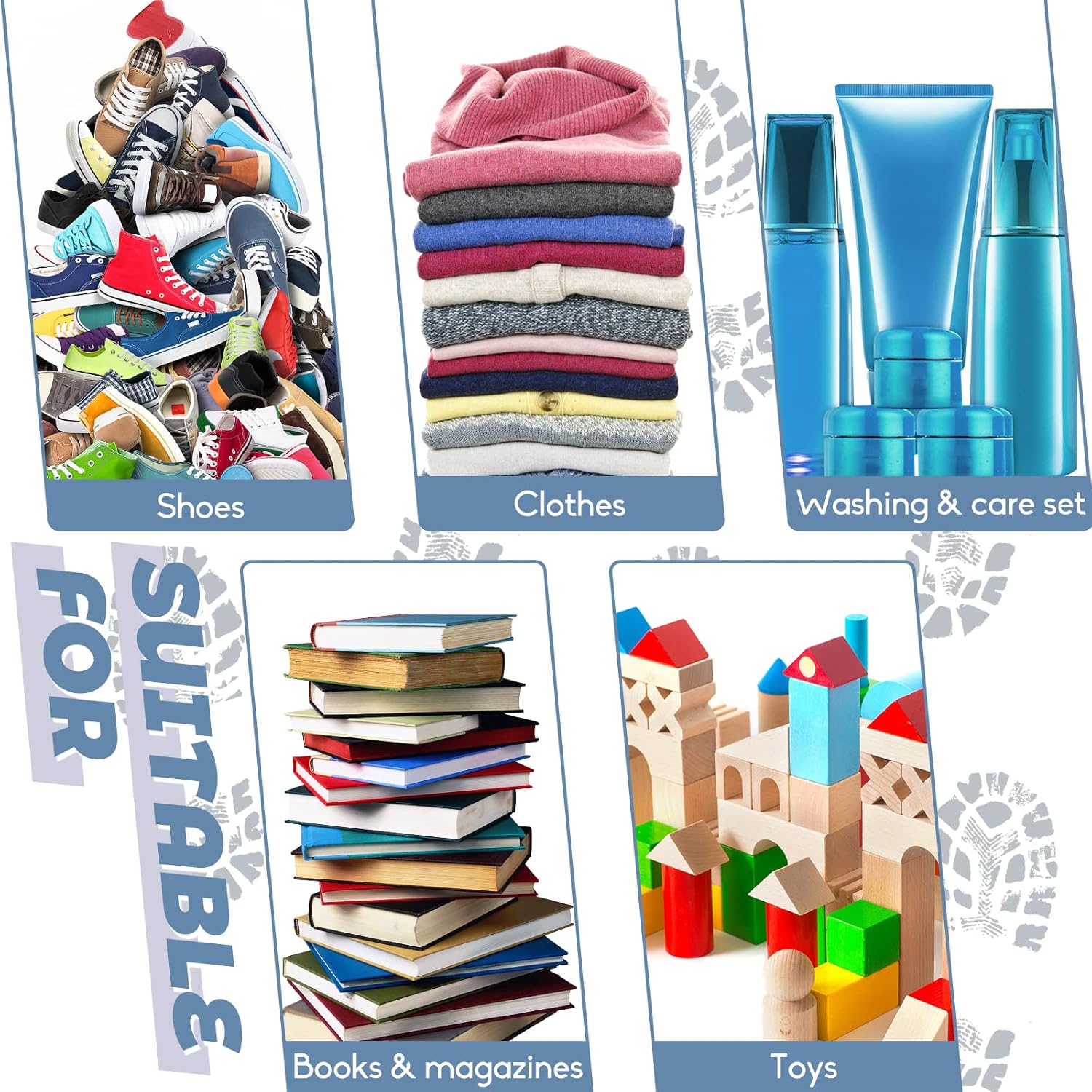 50 Pcs Shoe Bags for Travel,Large Transparent Travel Shoe Bags for Packing,Clear Plastic Drawstring
