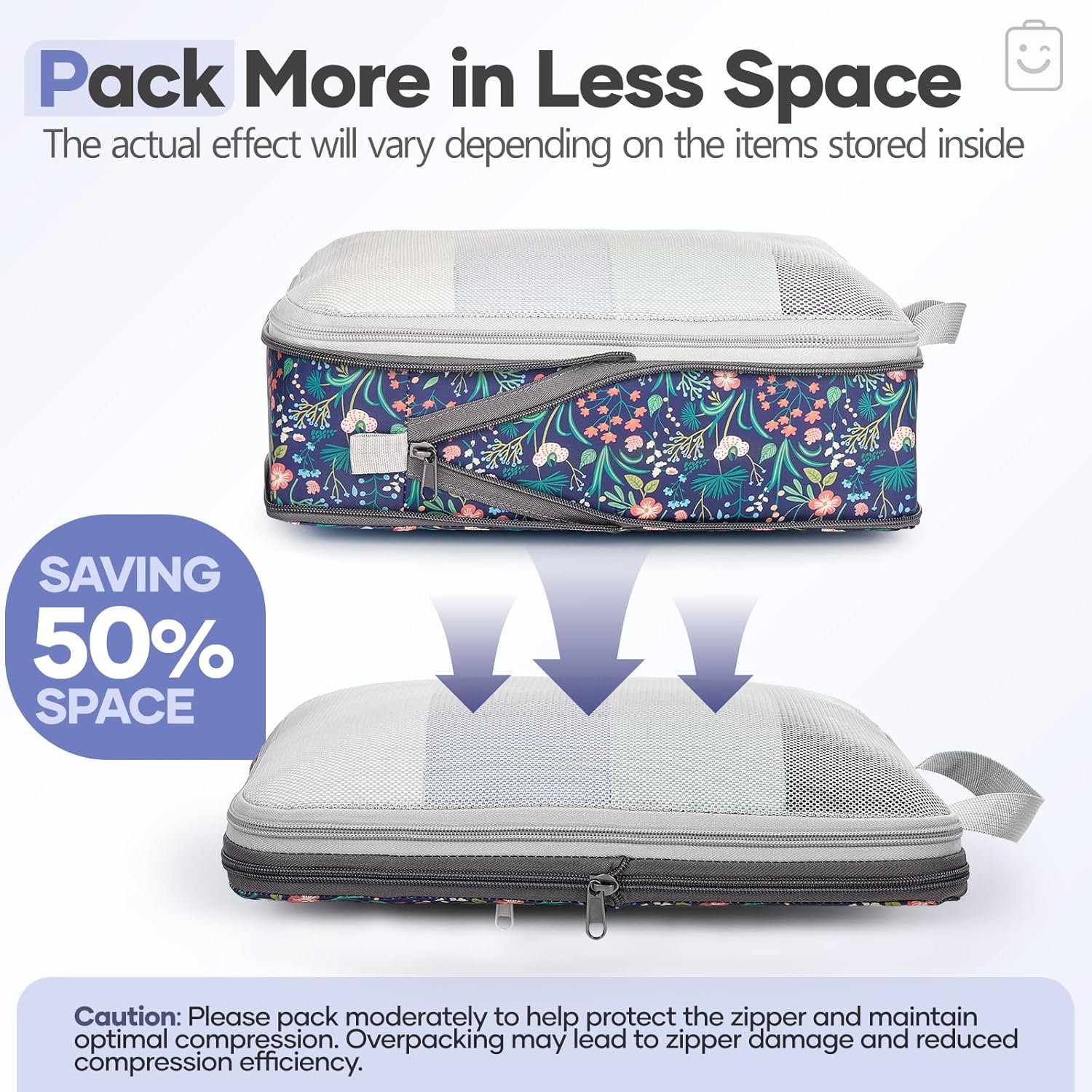 Veken 11 Set Compression Packing Cubes for Travel Essentials,Compressible Expandable Large Luggage