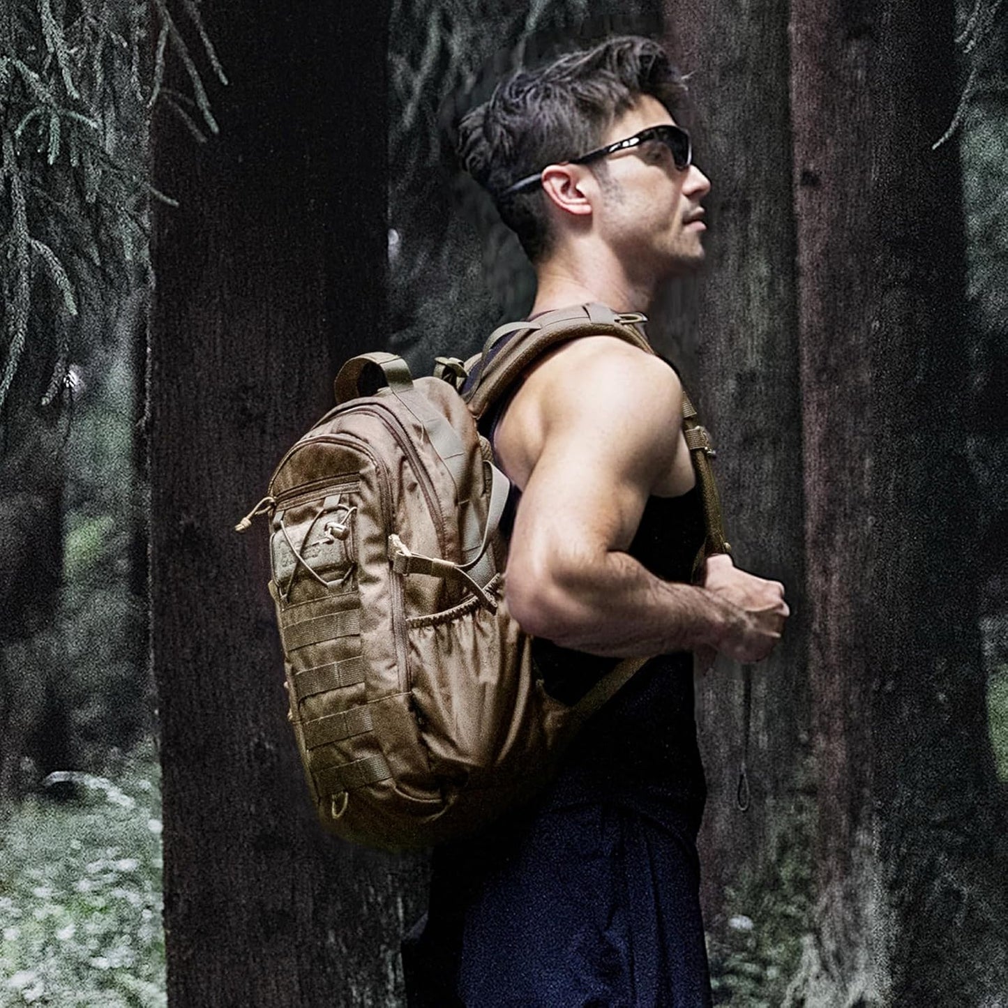 Mardingtop Military Tactical Backpack for Men 20L Molle Rucksack EDC Daypack for Hiking,Travel,Camping, Hunting