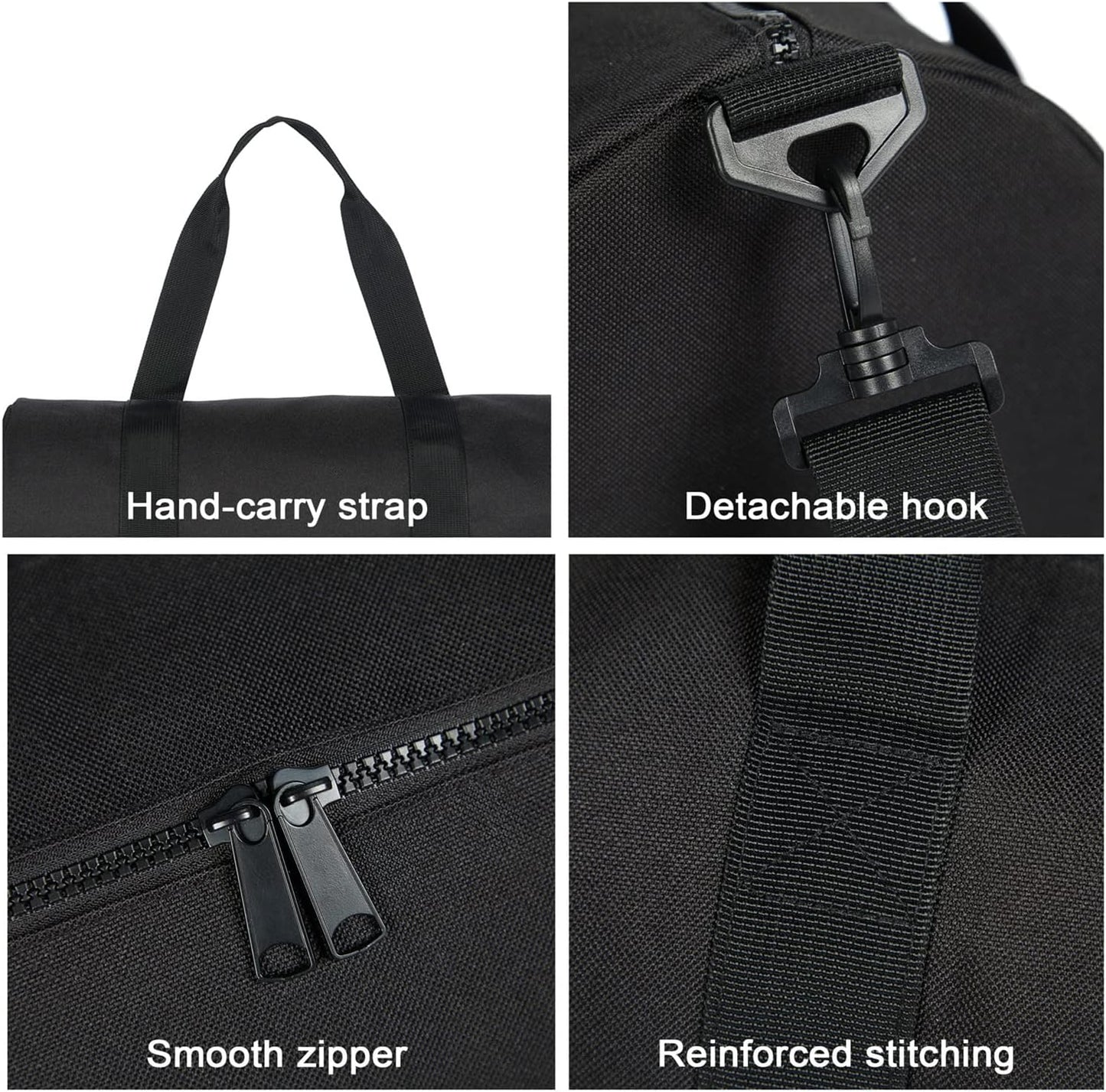 Small Gym Bag Duffel Bag for Women Men Fitness Sports Bag Workout Adjustable Detachable Shoulder Strap Lightweight Carry on Travel Duffle Bag