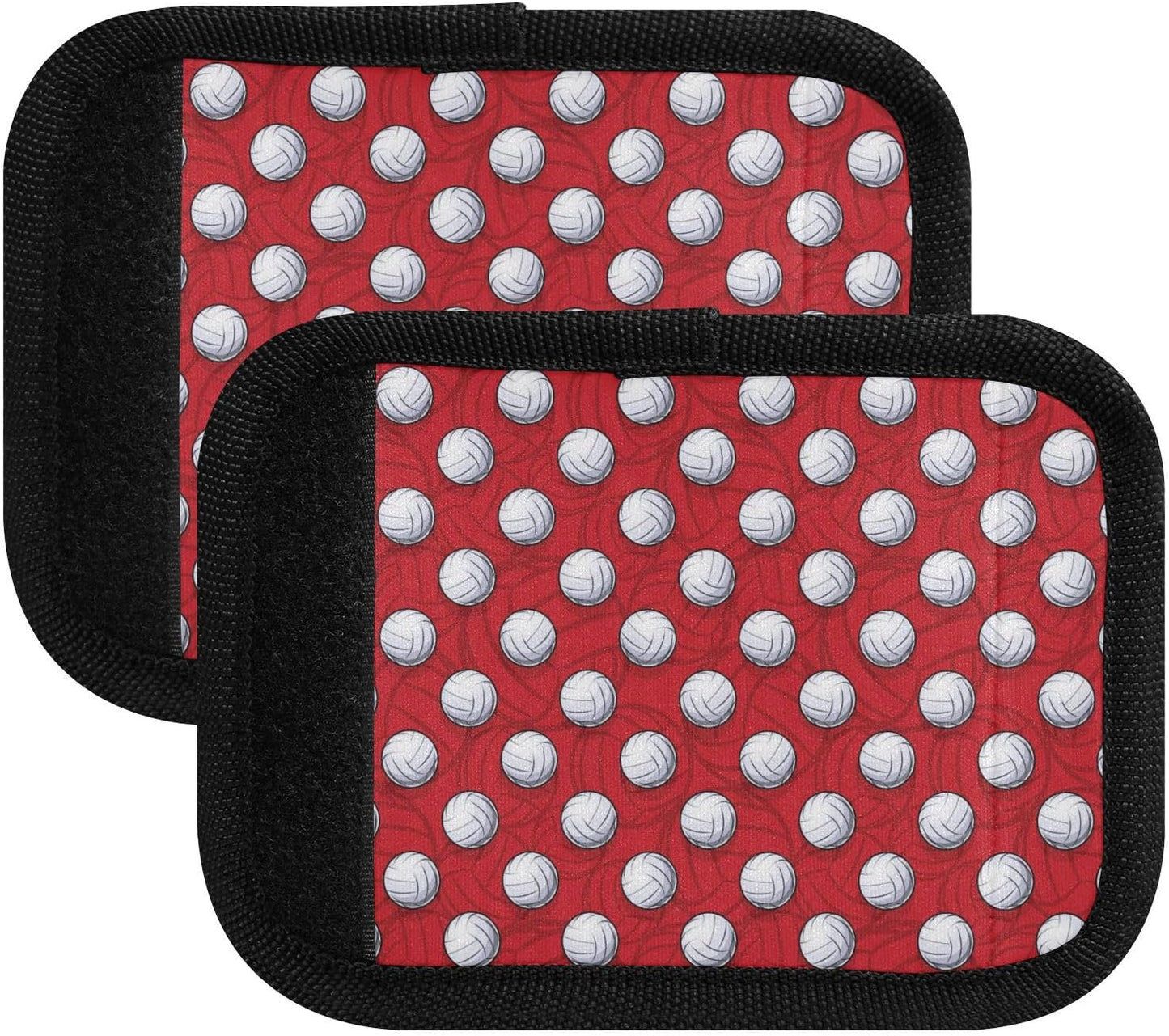 Volleyball Ball 2 Pack Luggage Handle Wrap for Suitcase Luggage Identifier Travel Tags Handle Protection Sleeve Cover