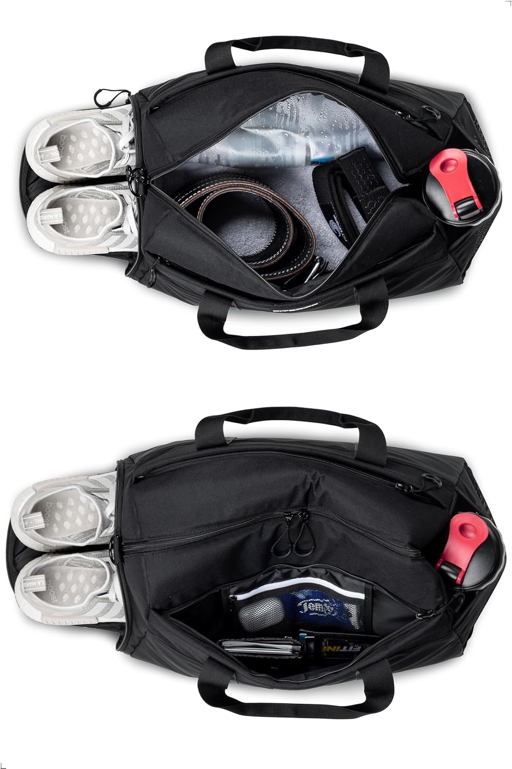 Fitgriff® Gym Bag V2 for Men and Women with Shoe & Wet Compartment - Duffle Bag for Travel, Sports