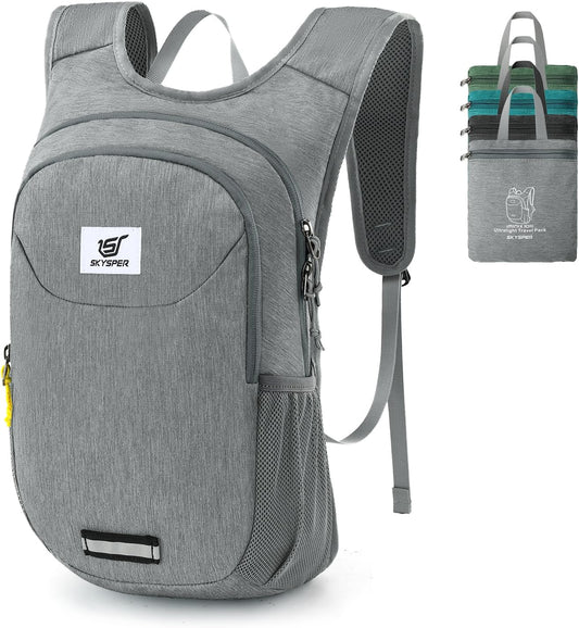 SKYSPER Small Hiking Backpack 10L Packable Lightweight Back Pack Foldable Travel Daypack for Women Men