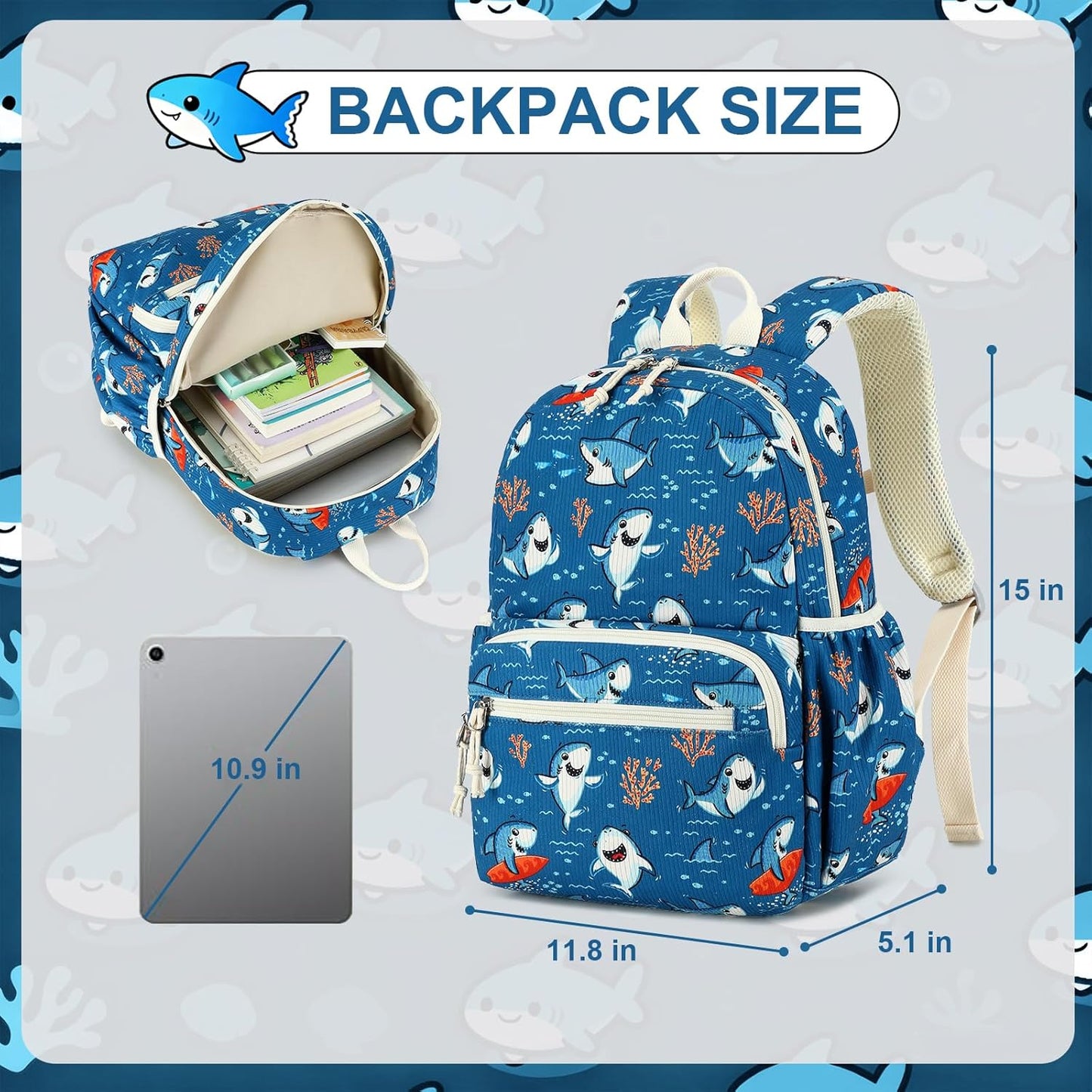 CAMTOP Preschool Backpack for Kids Boys Girls Toddler Backpack Kindergarten School Bookbags for Age 3-8