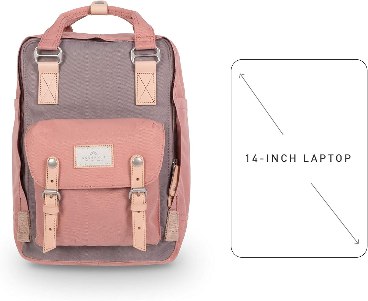 Doughnut Macaroon 16L Travel Backpack Ladies College Lightweight Casual Daypacks Bag Backpack