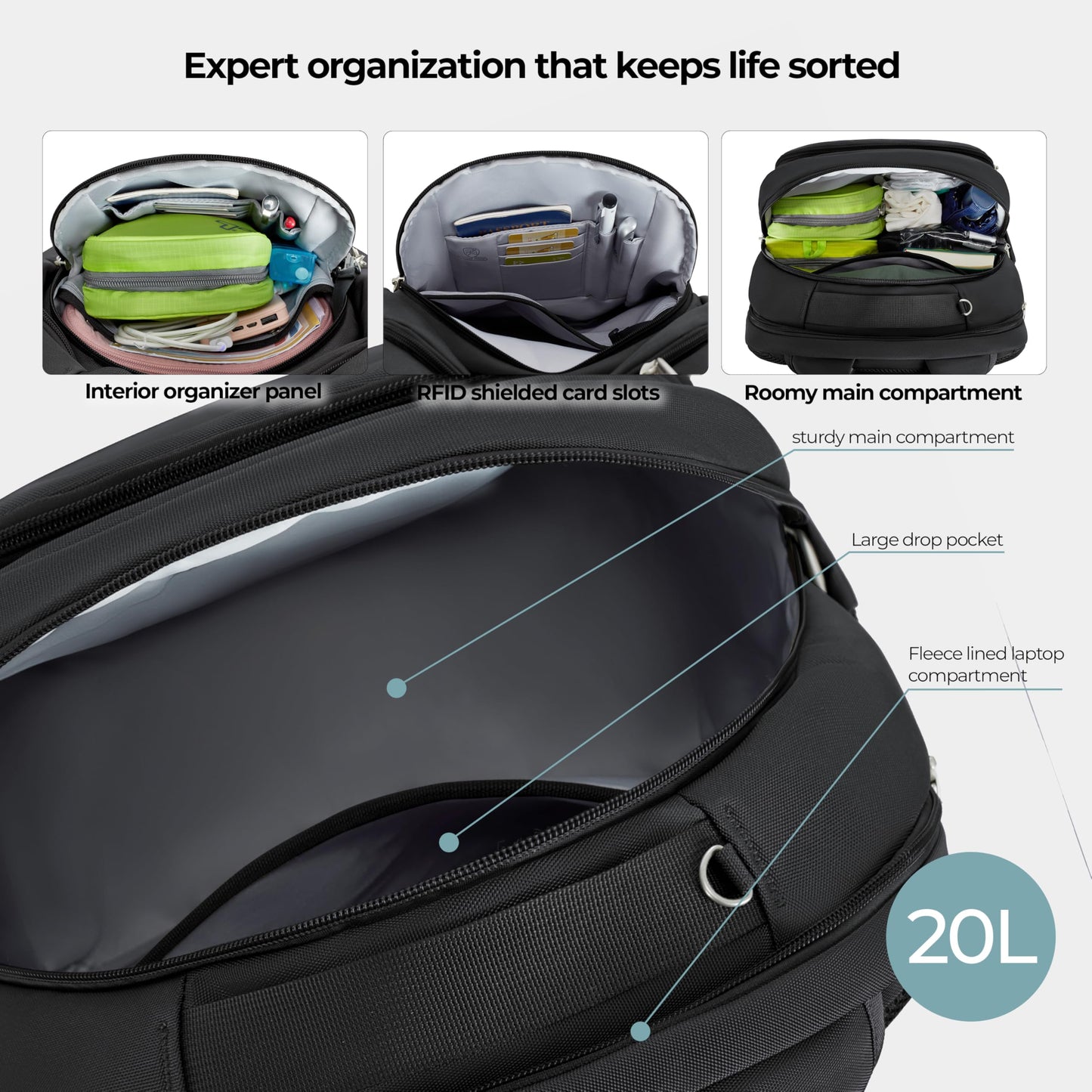 Travelon Anti-Theft Classic Large Backpack
