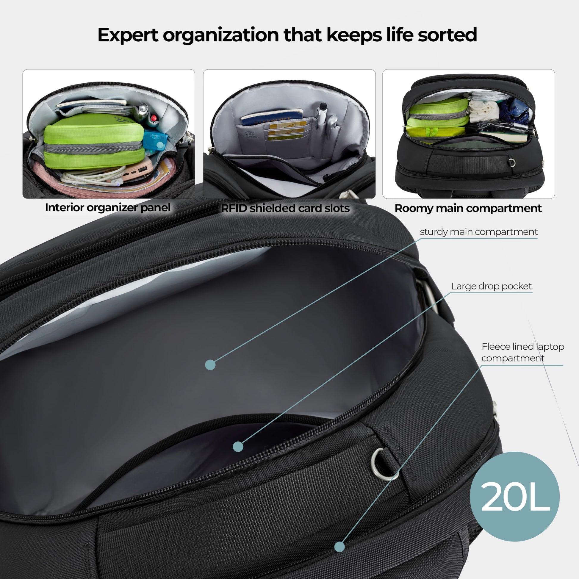 Travelon Anti-Theft Classic Large Backpack