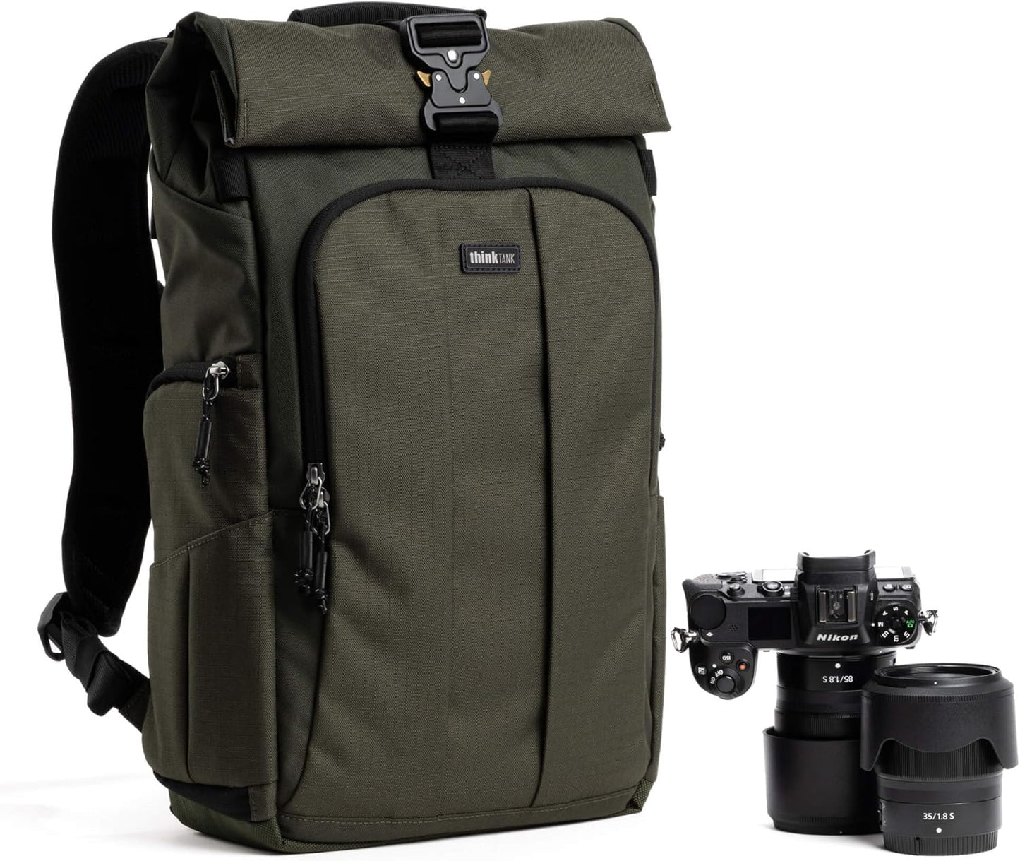 Think Tank FocusPoint 22L RollTop Camera Backpack - Greenway