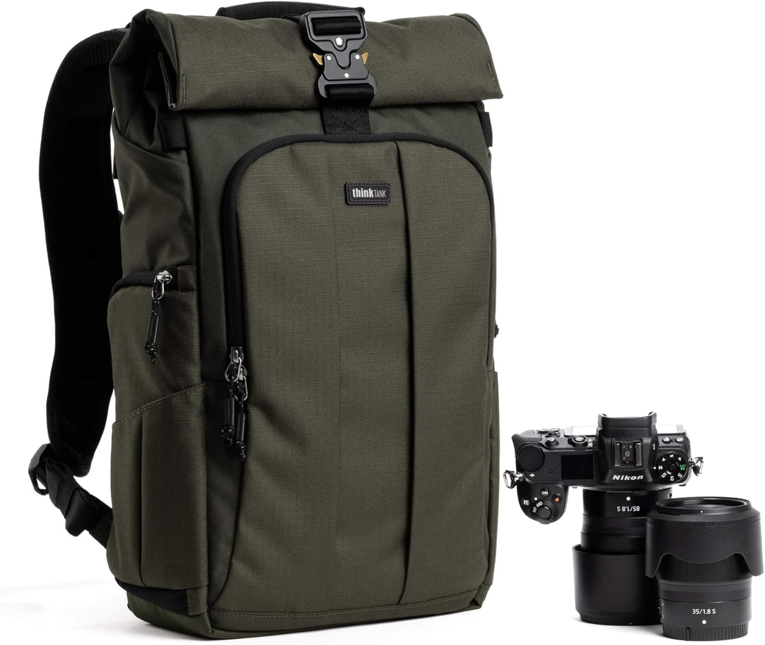 Think Tank FocusPoint 22L RollTop Camera Backpack - Greenway