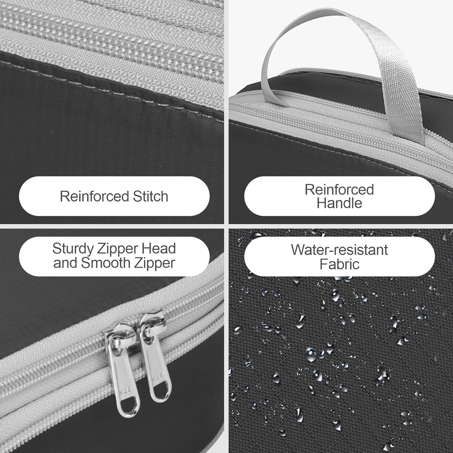 Cambond Compression Packing Cubes for Travel Women - Travel Bags Luggage Organizers Travel Essentials Compression Cubes for Travel Carry on Suitcases Organizer
