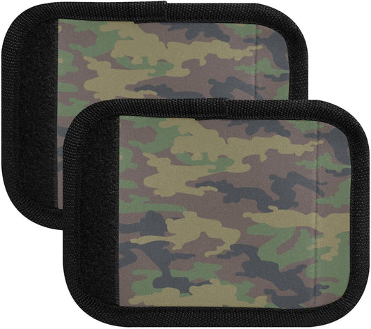 Camouflage 2 Pack Luggage Handle Wrap for Suitcase Luggage Identifier Travel Tags Handle Protection Sleeve Cover