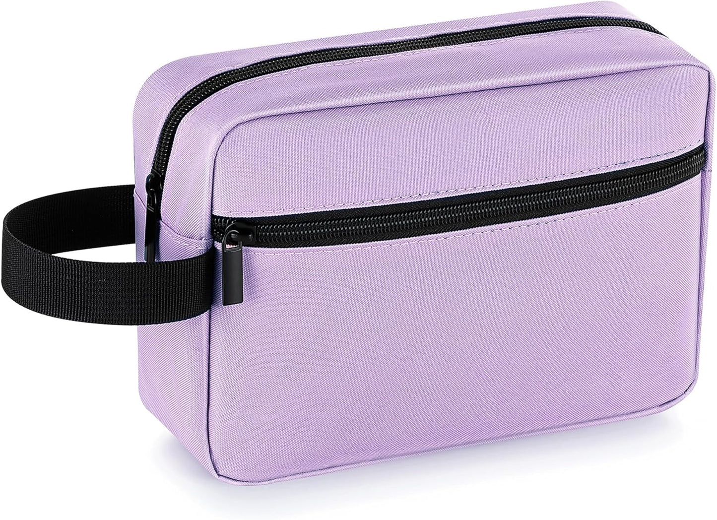 Elviros Travel Toiletry Bag for Women and Men,Lightweight Makeup Bag Hanging Dopp Kit with Shaving Compartment Cosmetic Organizer Small Tool Bag Travel Essentials,Lavender Purple