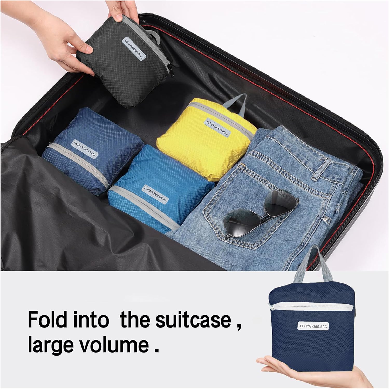 35L Foldable Waterproof Backpack For Outdoor Sports Travel Inside Wet Clothes Compartment Packable