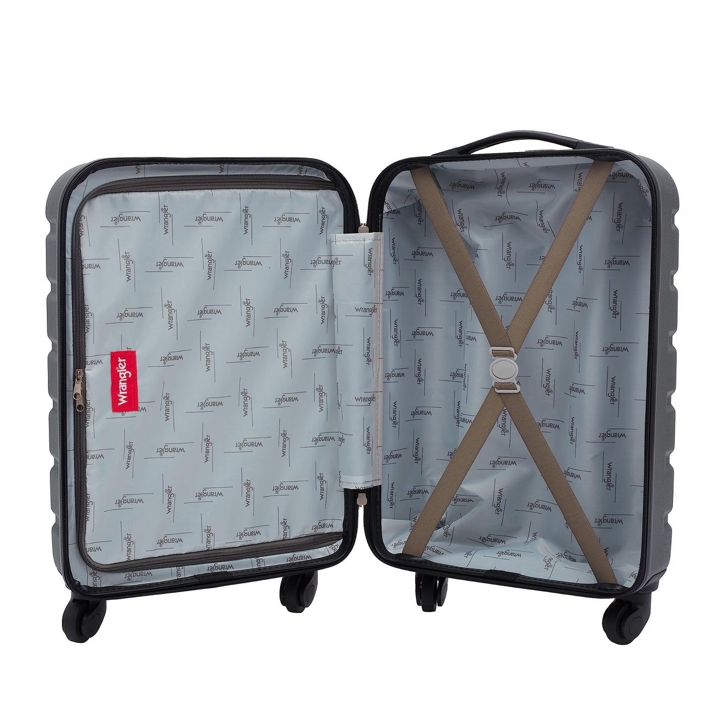 Wrangler 22" Hardside Spinner Carry-On Luggage, Olive