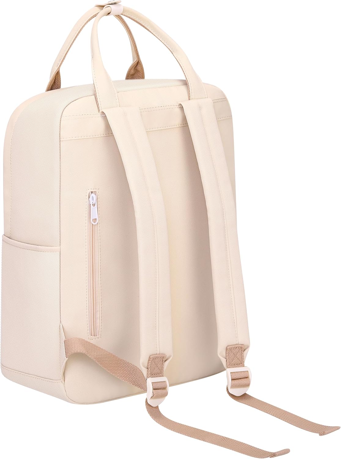 Backpack Casual Cute Lightweight Daypack Water Resistant College Kawaii Backpack for Teen Girls(BP23ST1-white)