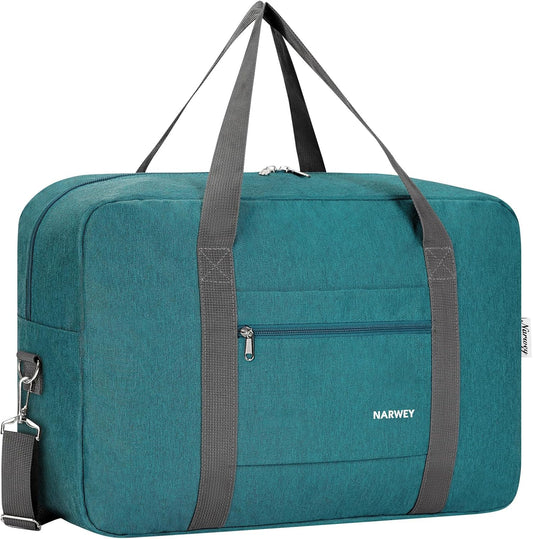 For Spirit Airlines Personal Item Bag 18x14x8 Foldable Travel Duffel Bag Tote Carry on Luggage Duffle Overnight for Women and Men