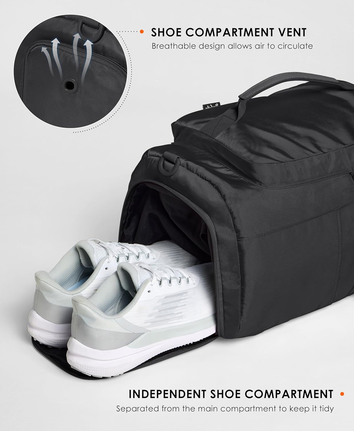 Gym Bag for Women with Shoe Compartment and Wet Pocket Convertible Gym Backpack workout Duffel Bag Multiple Pockets 30L