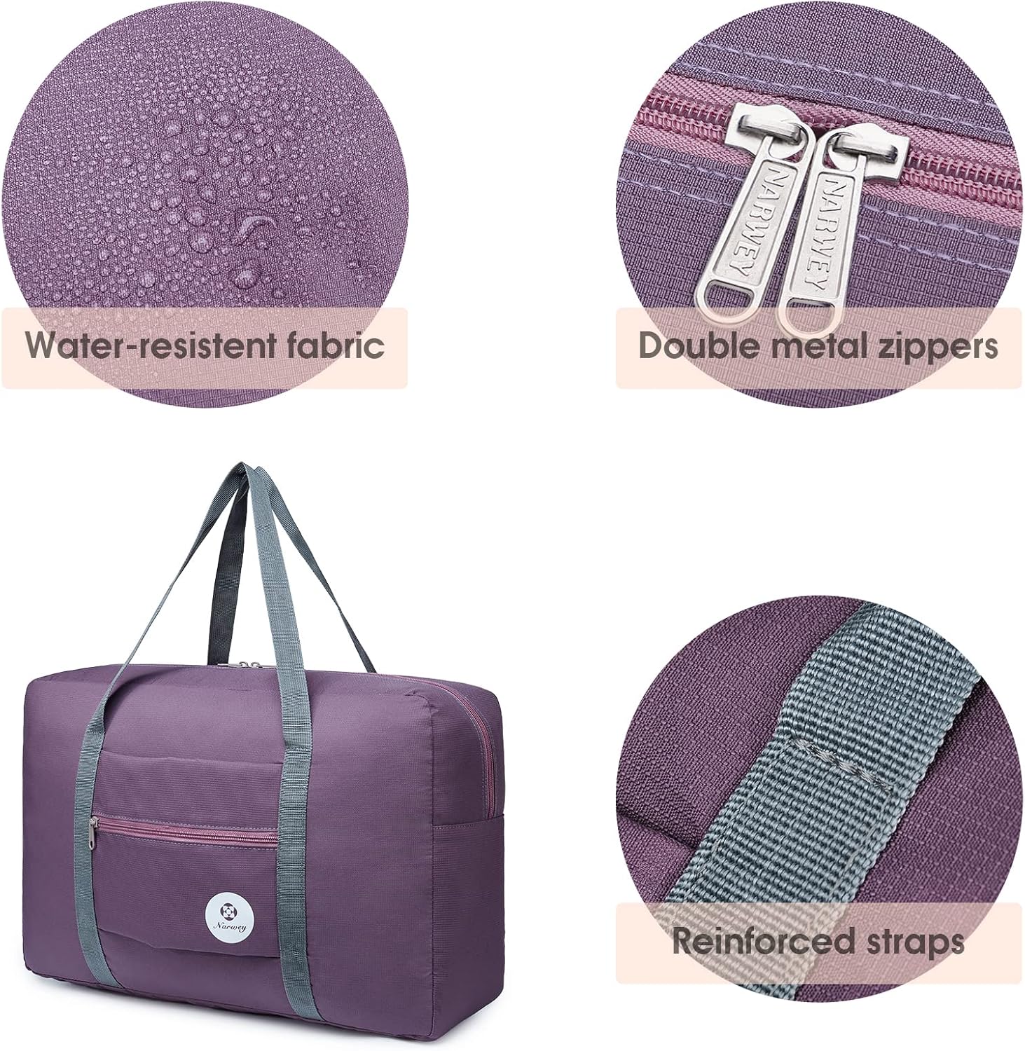 For Spirit Airlines Personal Item Bag 18x14x8 Foldable Travel Duffel Bag Tote Carry on Luggage