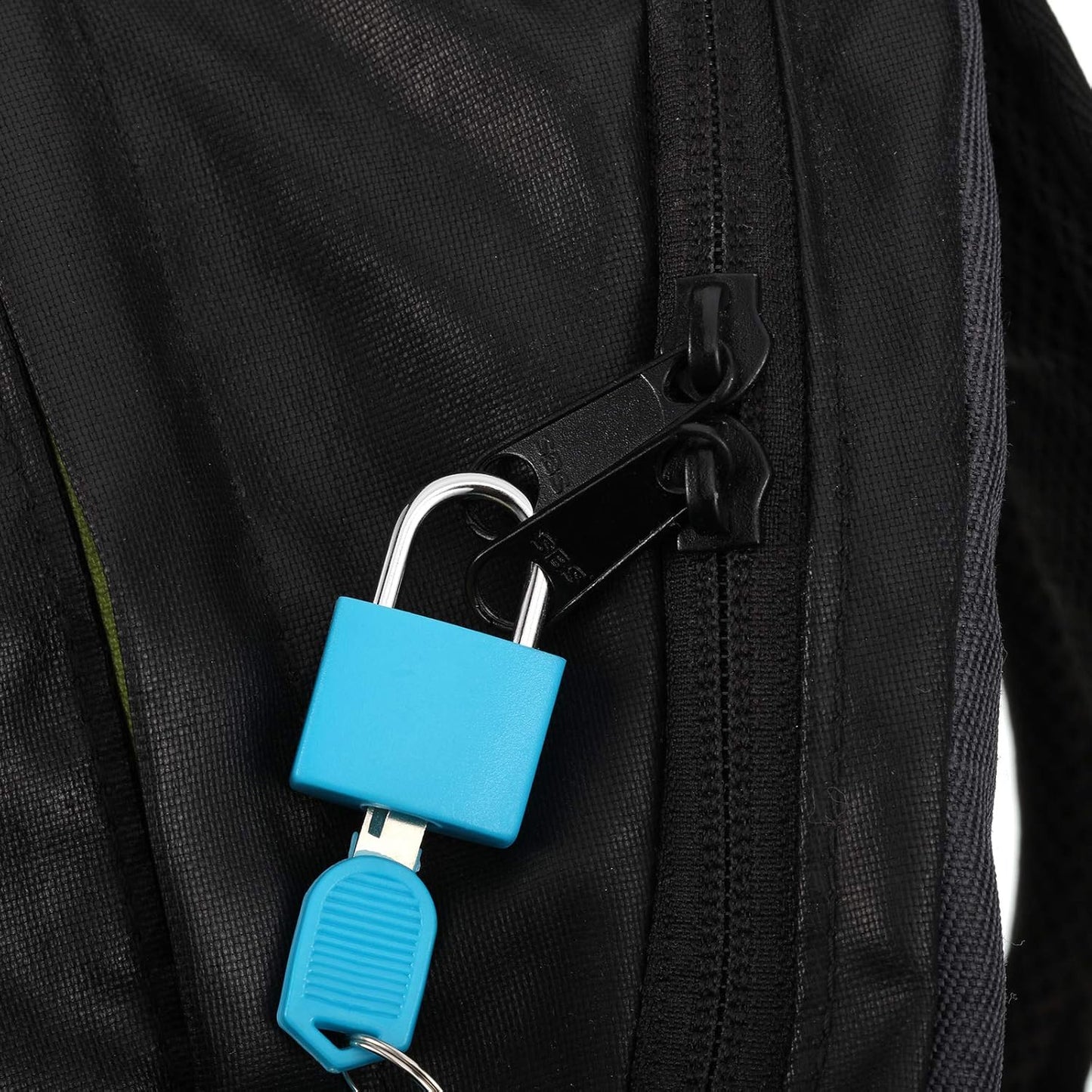 Ripeng 4 Pcs Suitcase Locks with Keys Multicolor Mini Metal Luggage Locks Keyed Padlocks Plastic-Covered Copper Padlocks for Suitcase, Backpack, Boxes Laptop Bag School Locker