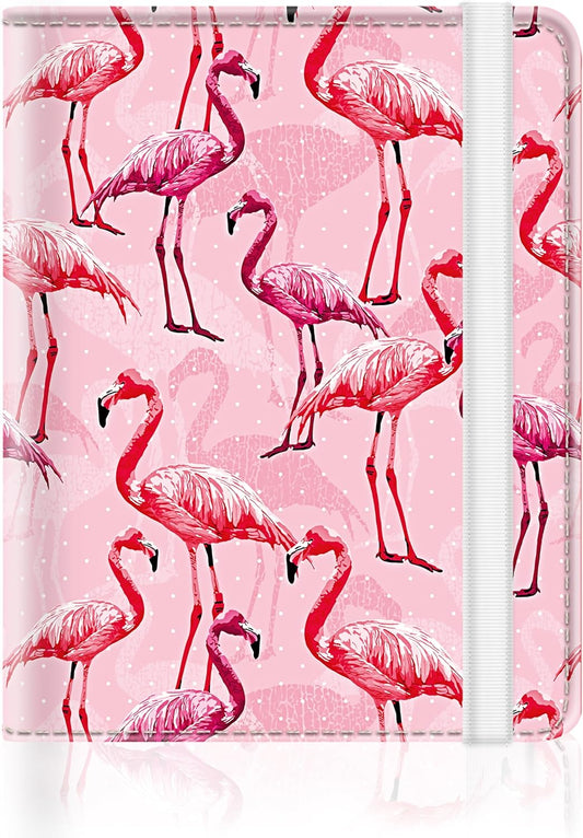 Passport Holder for Travel, Cute Passport Cover for Women Men, Waterproof PU Leather Rfid Blocking Passport Wallet with Credit Card Case for Travel Family, Boys Girls Travel Essentials