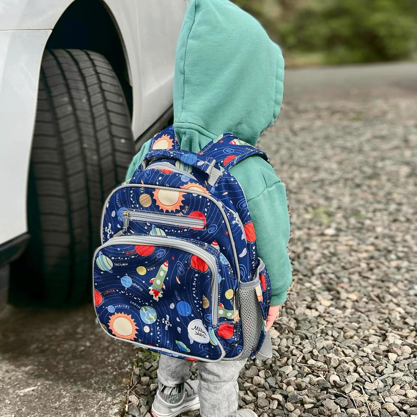 mibasies Toddler Backpack for Boys 2-4: Cute Kids Backpacks Boys - Preschool Kindergarten Backpack