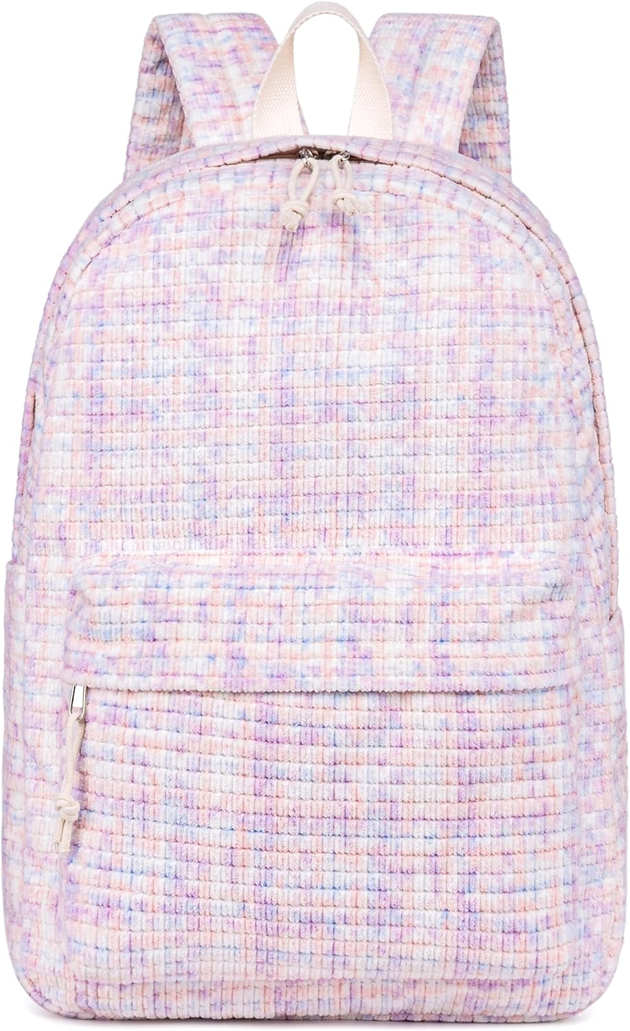 School Backpack for Teen Girls Bookbags Elementary High School Corduroy Laptop Bags Women Travel Daypacks