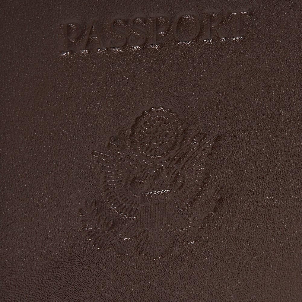 Royce Leather Passport Holder and Travel Document Organizer