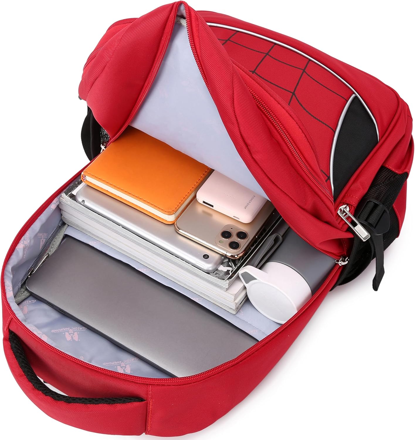 Boys Backpack with Lunch Box Kids Backpack for School Bag for Kids Bookbag Set School Backpacks for Boys (Red)