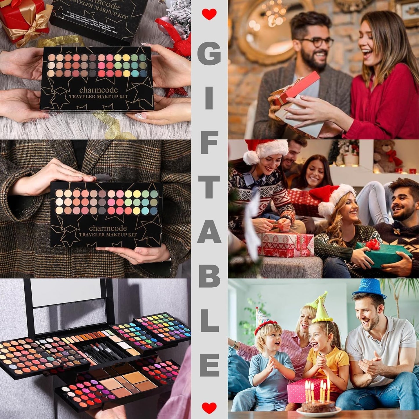 Professional Big Makeup Kit for Teens Girls & Women Full Kit, Beauty Case with Beginner Cosmetics