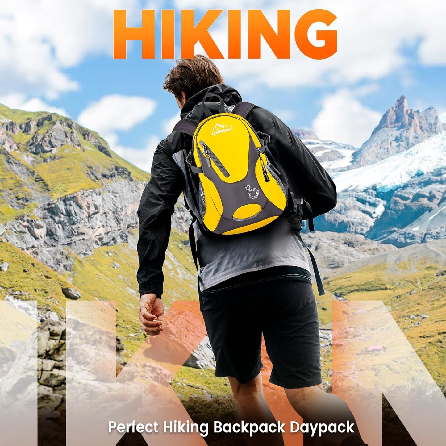 sunhiker Small Hiking Backpack Women Men 20L Lightweight Travel Backpack Daypack Casual Backpack