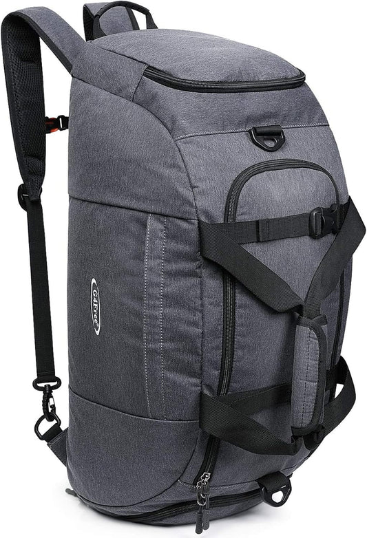 G4Free 40L 3-Way Duffle Bag Backpack Gym Bag for Men Women Sports Duffel Bag with Shoe Compartment Travel Backpack Luggage