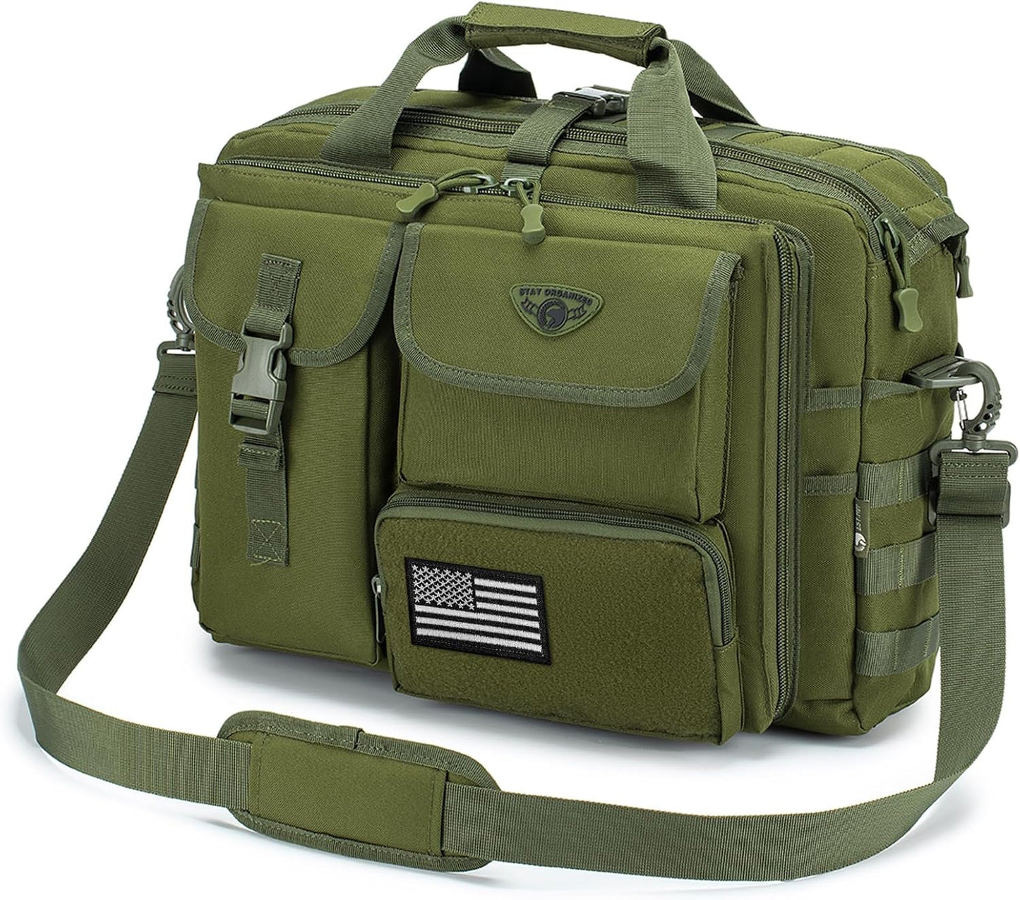 Stypos Tactical Messenger Bag Briefcase for Man Military Laptop Bag 14 Inch/15.6 Inch /17.3 Inch Messenger Shoulder Work Bag