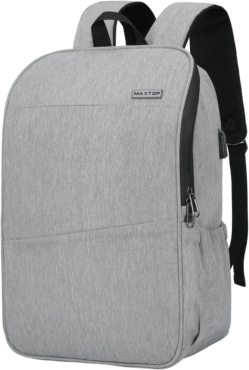 MAXTOP Laptop Backpack Bookbag Backpack with USB Charging Port Anti-Theft[Water Resistant] Work College Business Travel Computer Backpack for Men Women Fits up to 17" Notebook