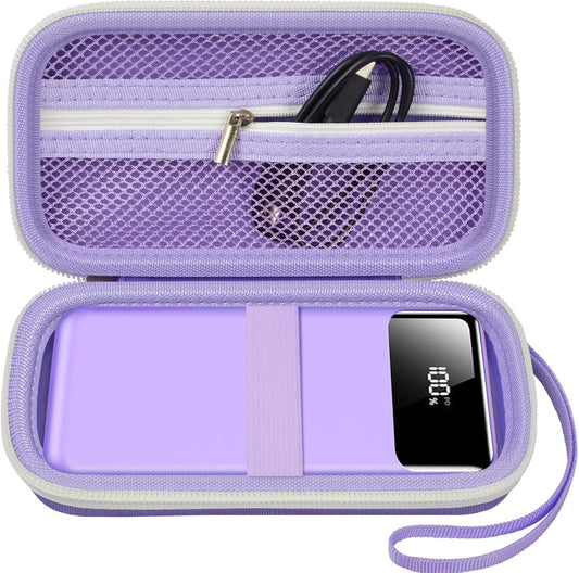ANKHOH Portable Bank Charger Case for OHOVIV for SABANI for Charmast for VRURC for YILANS for CFIAI for LOVELEDI for RGVOTA for Miday for RONEGN for POIYTL for IAPOS Fast Charging Battery(Purple
