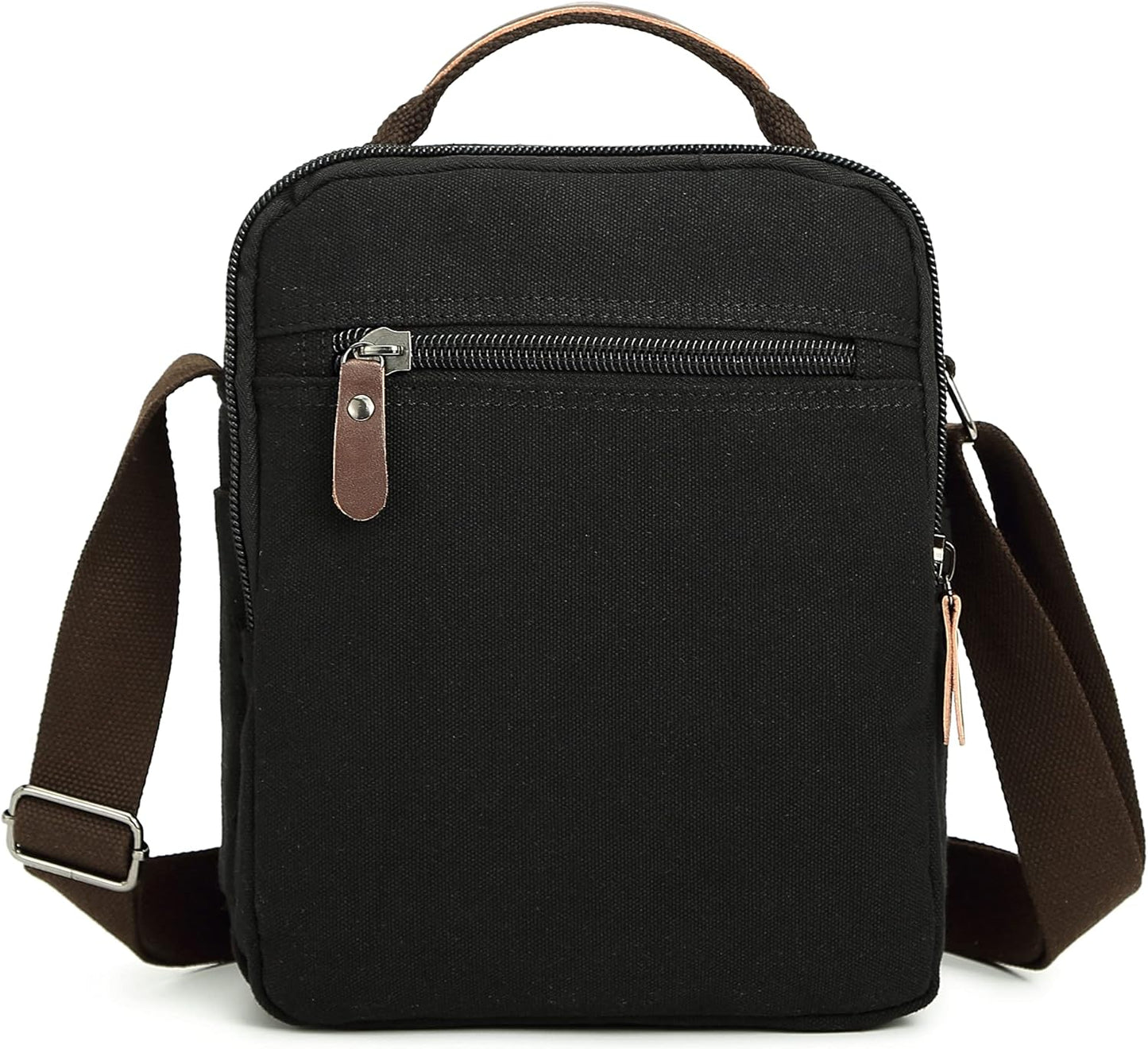 Sechunk Small Canvas Shoulder Bags Messenger Bag Travel Bag Business Bag Working Bag For Men Women