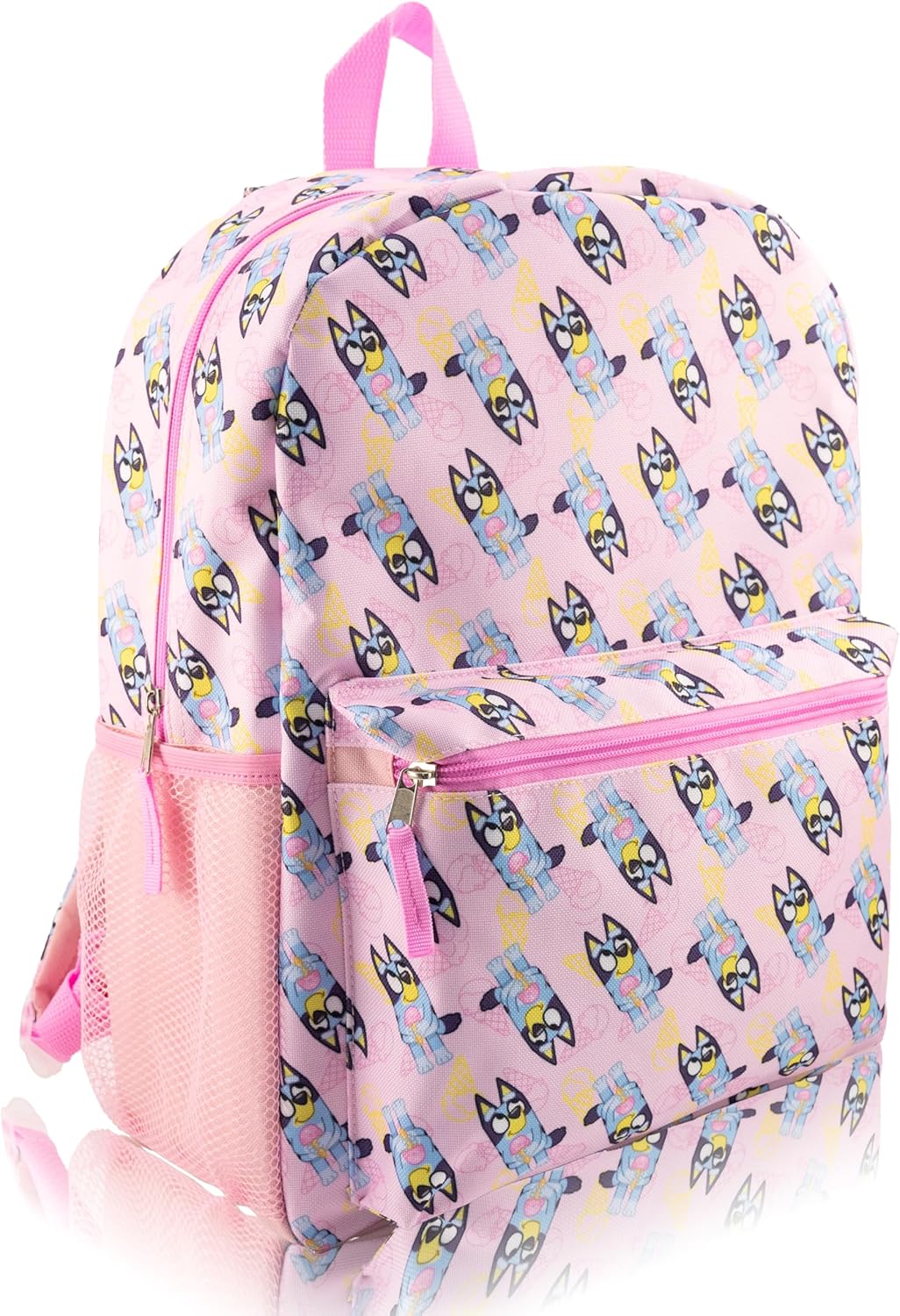 Bluey Backpack for Kids | Bluey Bookbag for Girls, Boys, Unisex School Bag | Toddler Travel Bag, Cute Lightweight Bag for School | Ages 3+